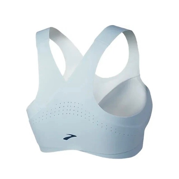 Brooks Dare Crossback Run Bra 40AB Glacier Blue High Impact Sports Bra NEW - Picture 5 of 7